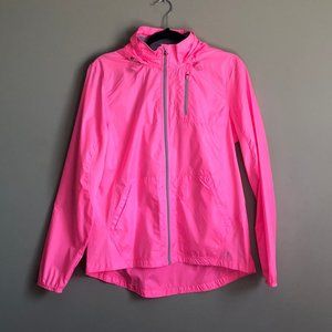 Danskin Now Pink Pizzazz Windbreaker Jacket Medium